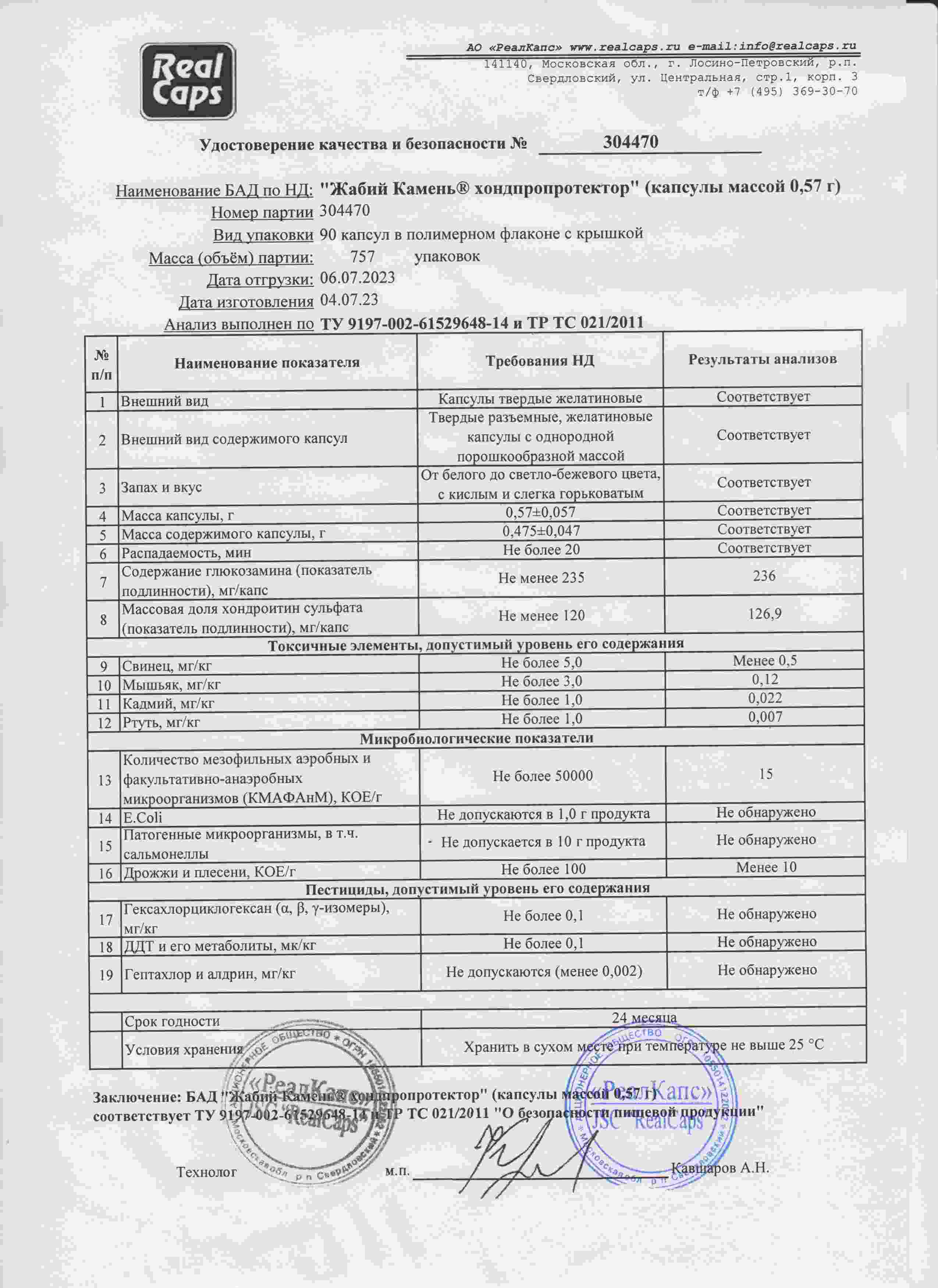 Паспорт №304470